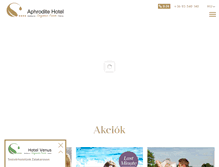 Tablet Screenshot of hotelaphrodite.hu